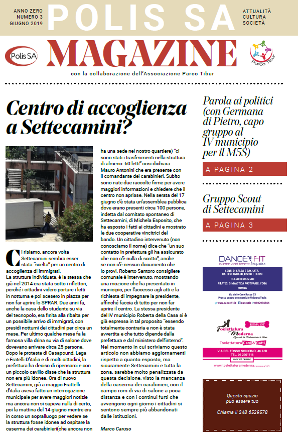 Terzo numero giornale